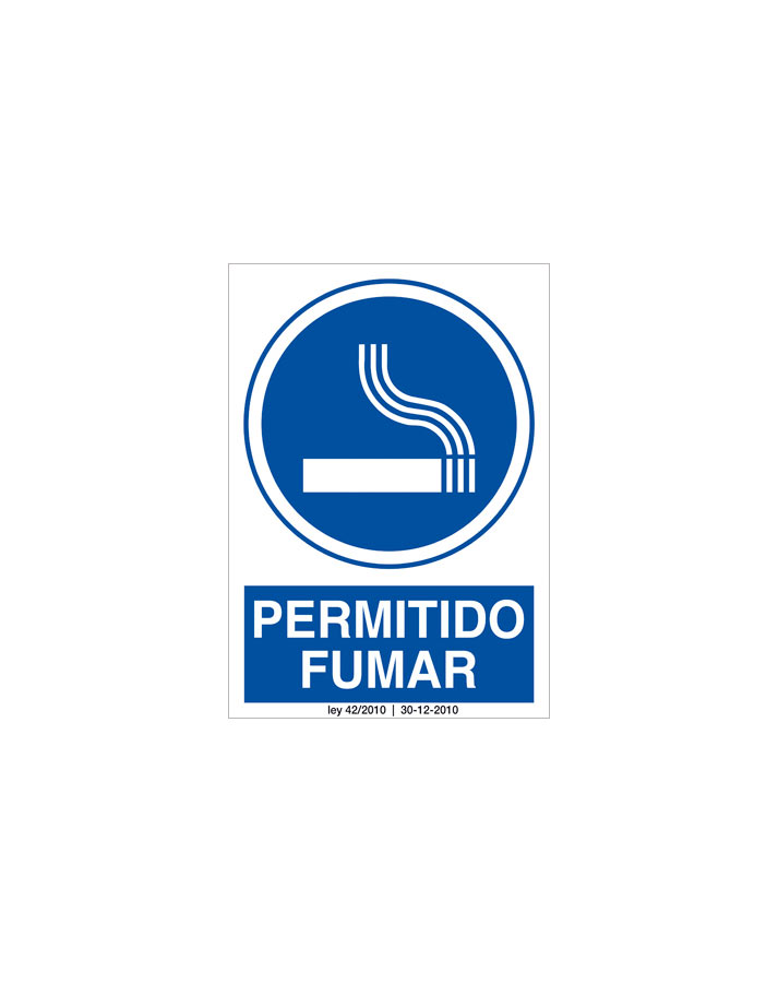 Cartel - En este establecimiento prohibido fumar > seguridad